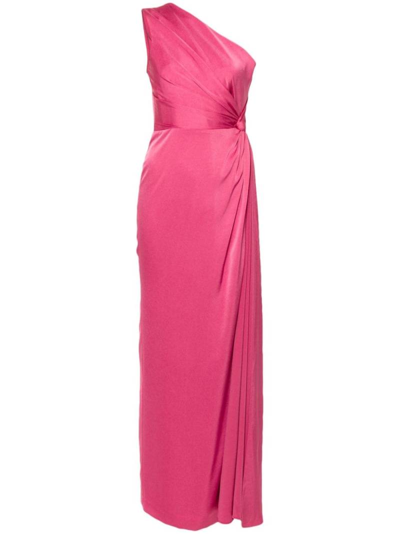 Alex Perry one-shoulder satin dress - Pink von Alex Perry