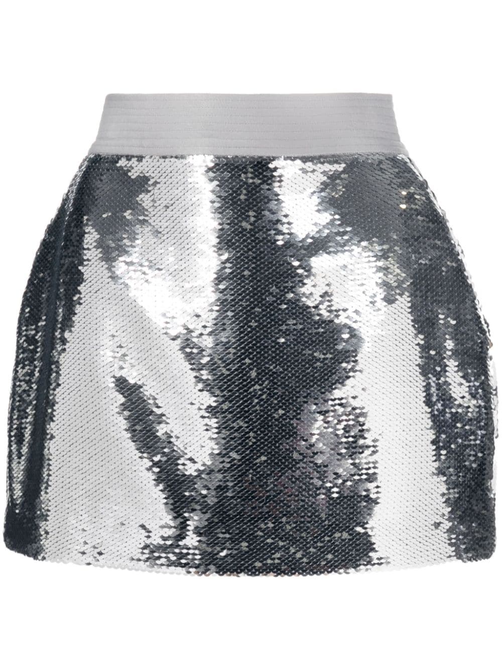 Alex Perry sequin-embellished mini skirt - Silver von Alex Perry