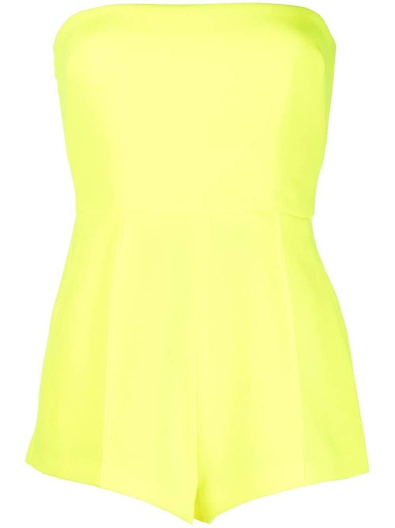 Alex Perry strapless fitted playsuit - Yellow von Alex Perry