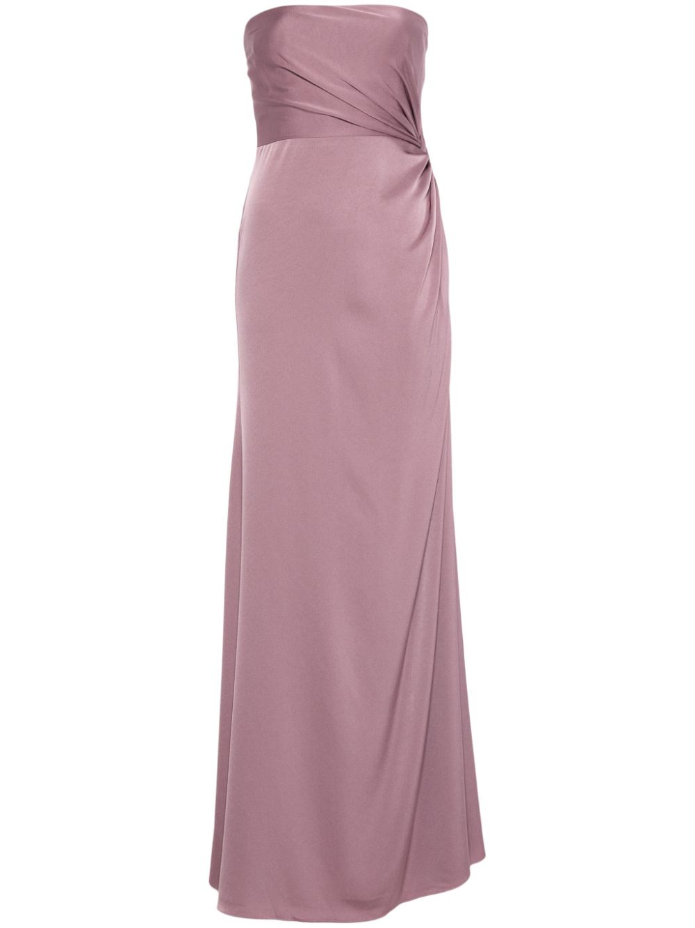 Alex Perry twist-detail satin gown - Purple von Alex Perry