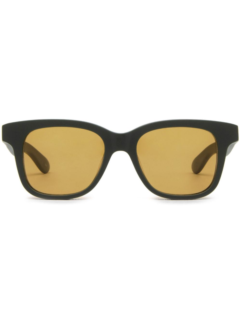 Alexander McQueen Eyewear square-frame sunglasses - Green von Alexander McQueen Eyewear