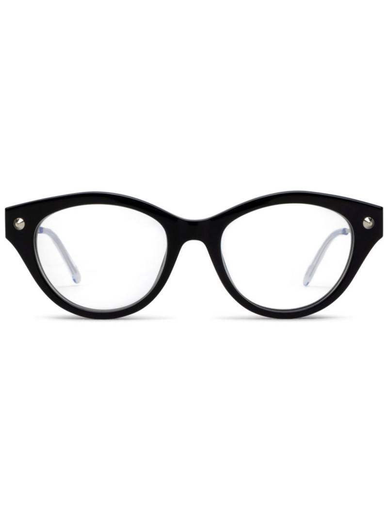 Alexander McQueen Eyewear cat-eye frame glasses - Black von Alexander McQueen Eyewear