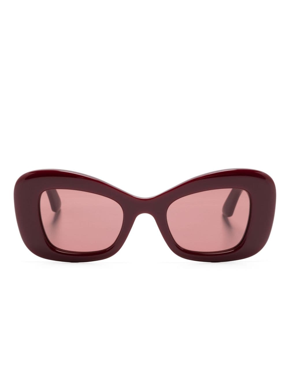 Alexander McQueen Eyewear cat-eye frame sunglasses - Red von Alexander McQueen Eyewear