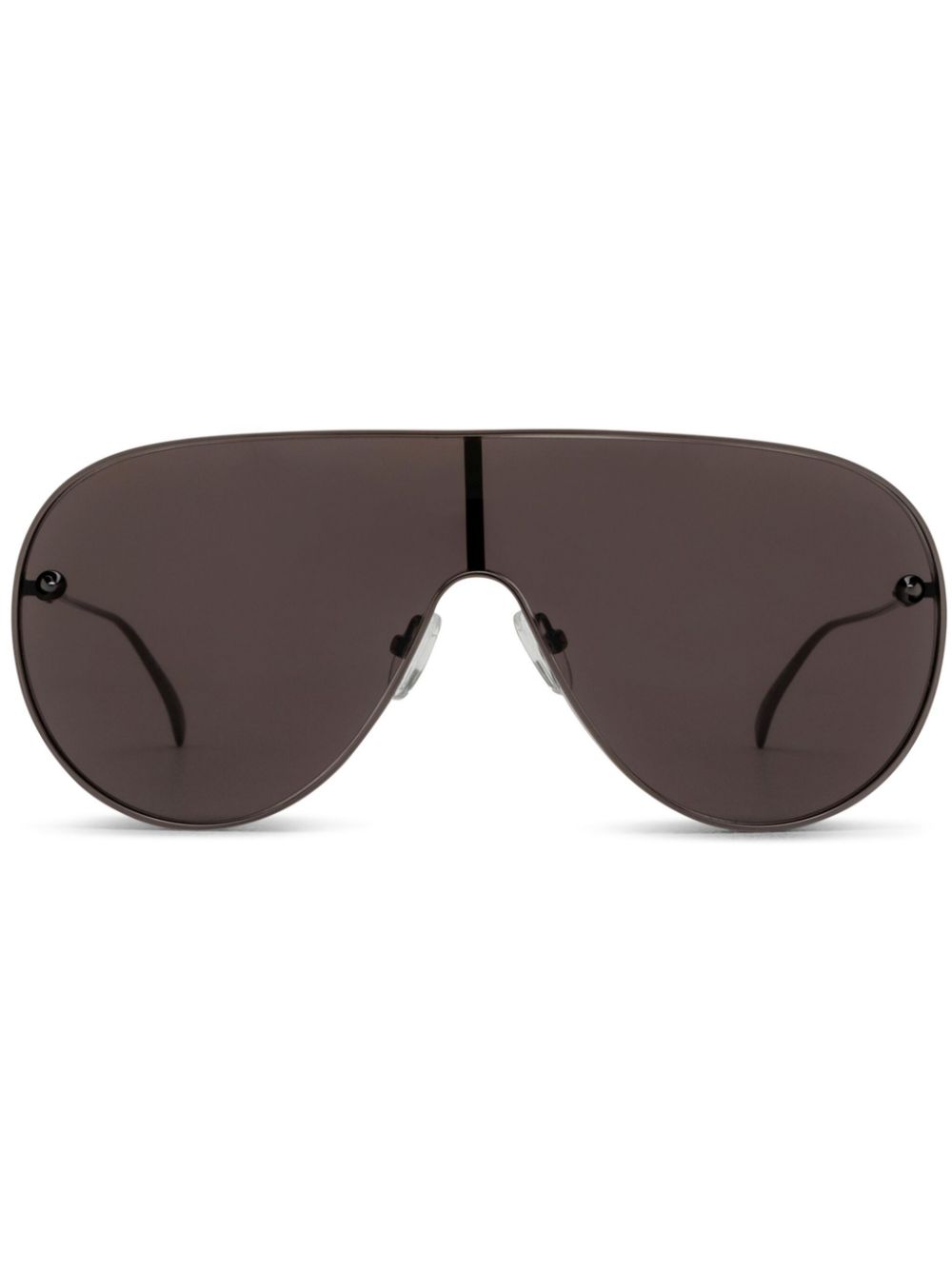 Alexander McQueen Eyewear oversize-frame sunglasses - Grey von Alexander McQueen Eyewear