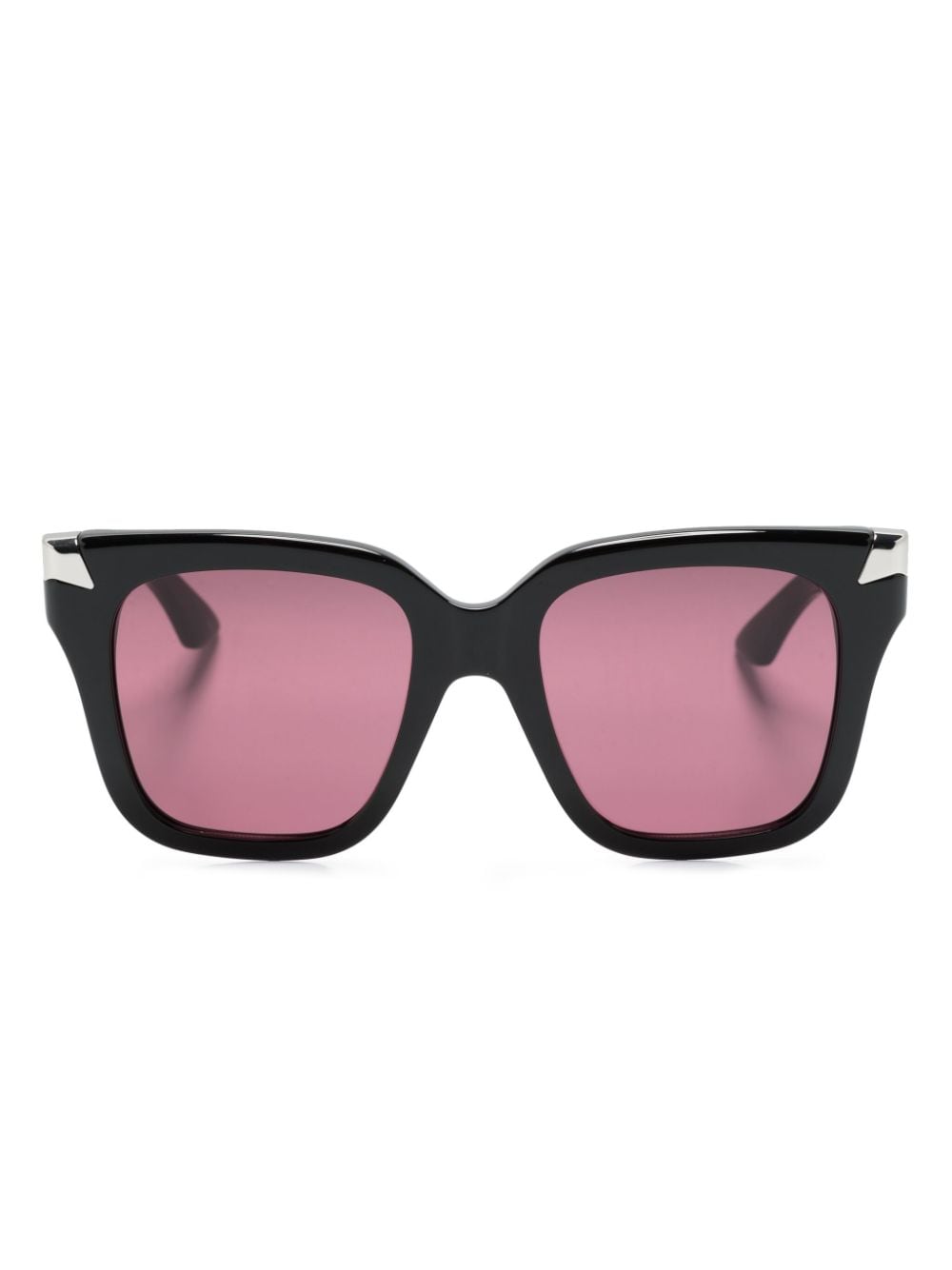 Alexander McQueen Eyewear oversized-frame sunglasses - Black von Alexander McQueen Eyewear