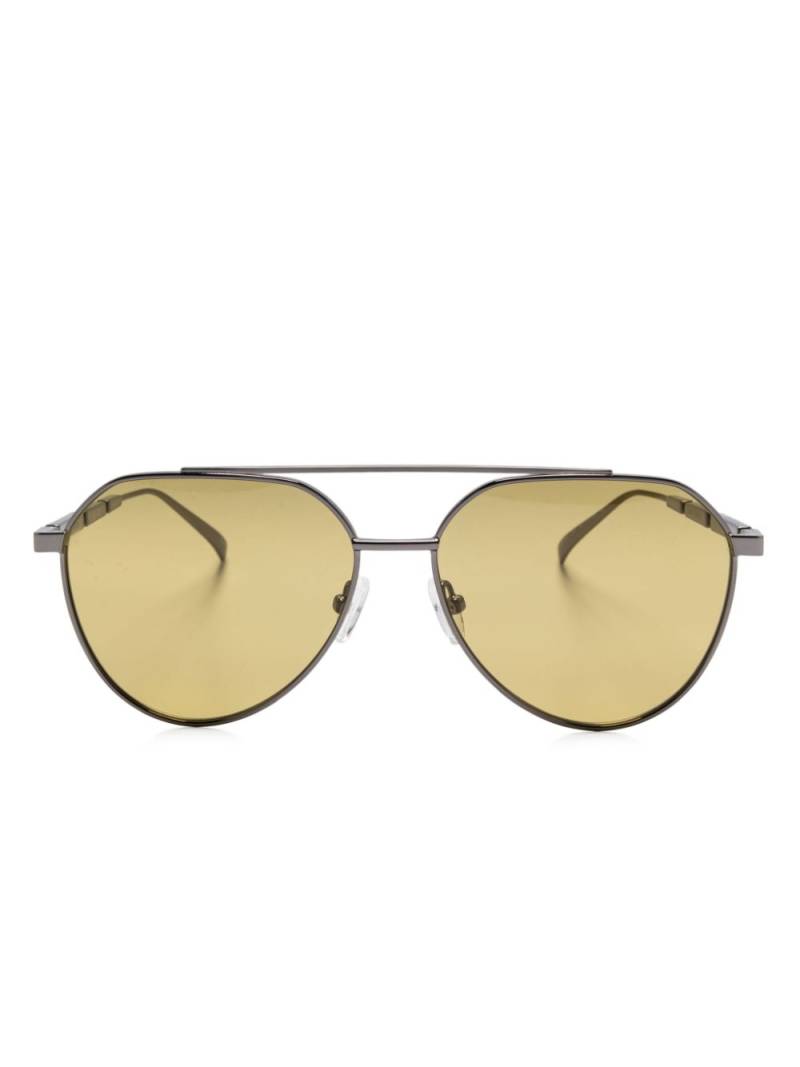 Alexander McQueen Eyewear pilot-frame sunglasses - Grey von Alexander McQueen Eyewear