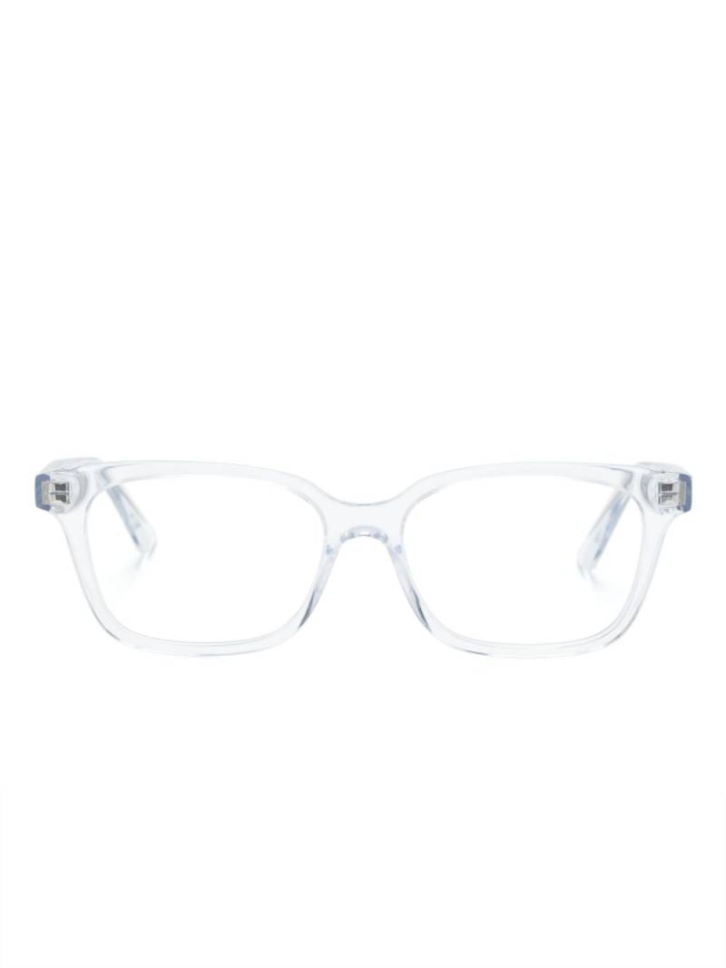 Alexander McQueen Eyewear rectangle-frame glasses - White von Alexander McQueen Eyewear