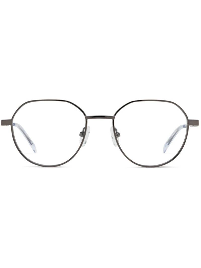 Alexander McQueen Eyewear round-frame glasses - Grey von Alexander McQueen Eyewear