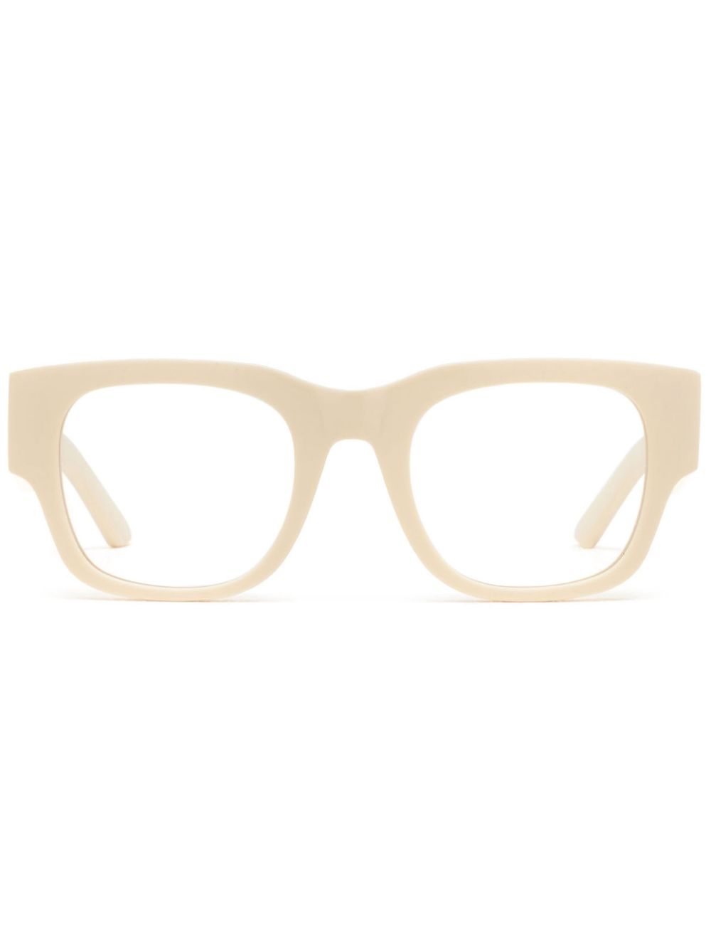 Alexander McQueen Eyewear square-frame glasses - Neutrals von Alexander McQueen Eyewear