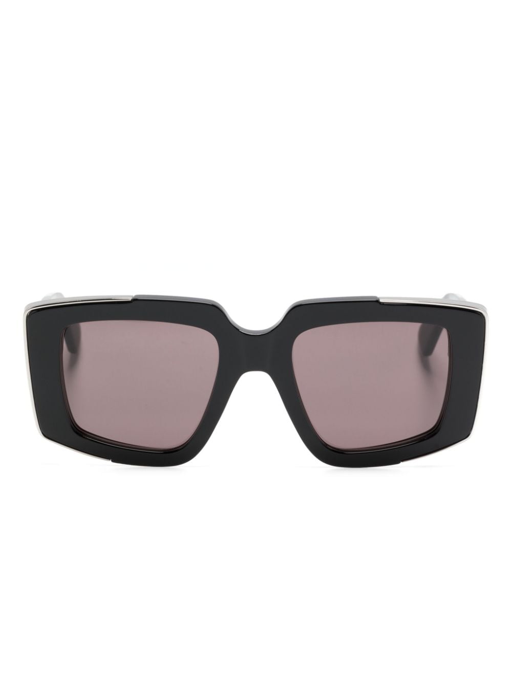 Alexander McQueen Eyewear square-frame sunglasses - Black von Alexander McQueen Eyewear