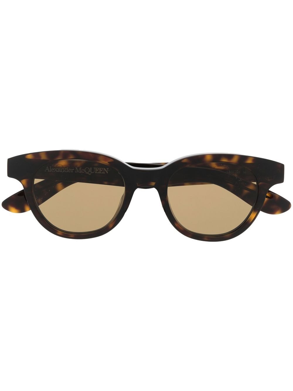 Alexander McQueen Eyewear tortoiseshell square-frame sunglasses - Brown von Alexander McQueen Eyewear