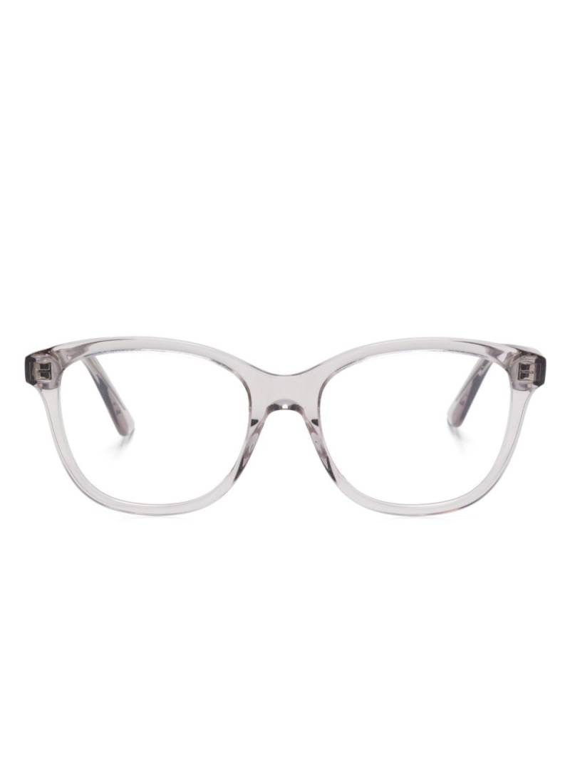 Alexander McQueen Eyewear translucent-frame glasses - Grey von Alexander McQueen Eyewear