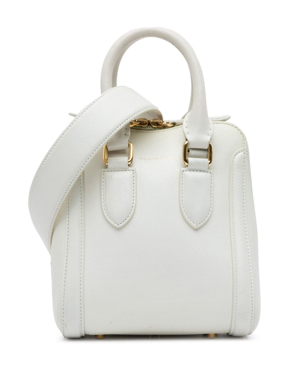 Alexander McQueen Pre-Owned 2000-2023 Mini Heroine satchel - White von Alexander McQueen Pre-Owned