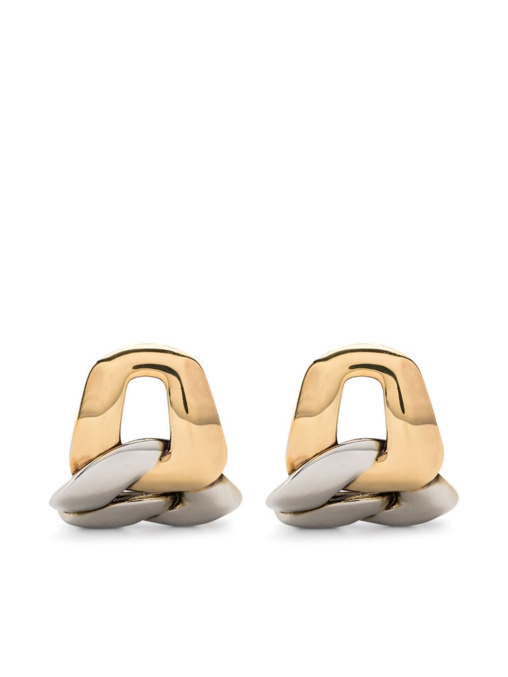 Alexander McQueen Chain polished earrings - Silver von Alexander McQueen