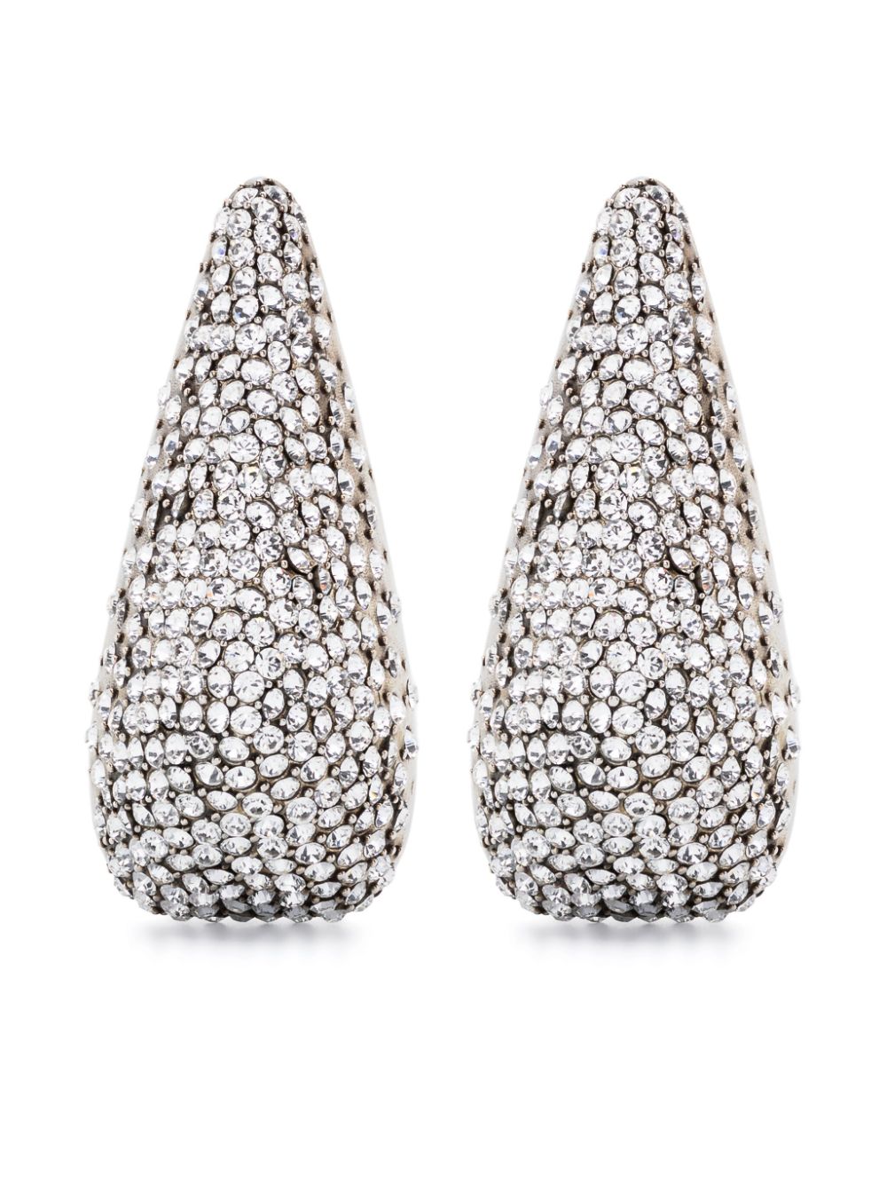 Alexander McQueen Claw drop earrings - Silver von Alexander McQueen