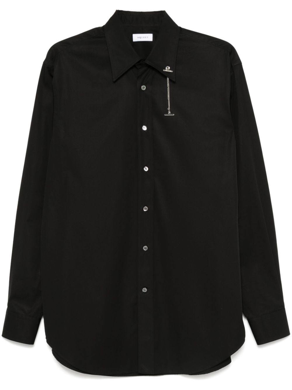 Alexander McQueen Cross-Bar Chain shirt - Black von Alexander McQueen