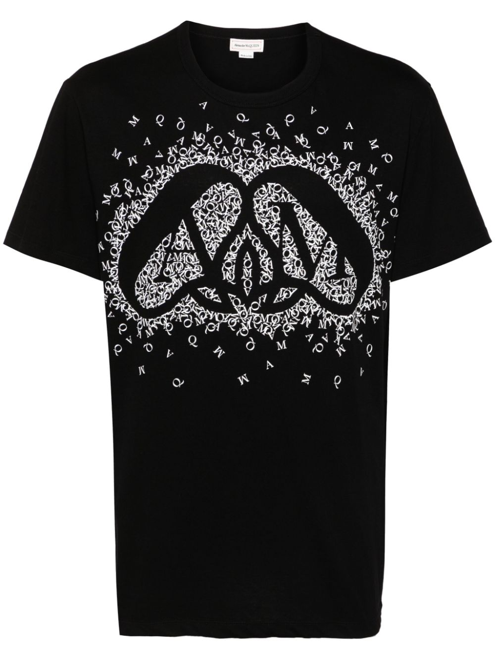 Alexander McQueen Exploded Charm T-shirt - Black von Alexander McQueen