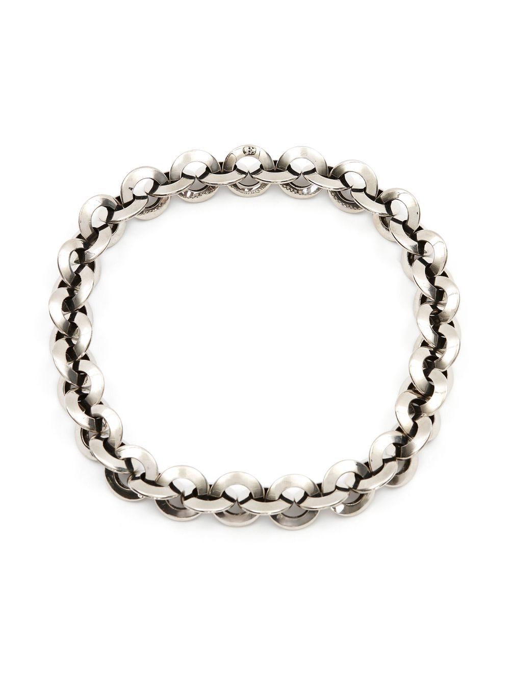 Alexander McQueen Eyelet chain choker necklace - Silver von Alexander McQueen