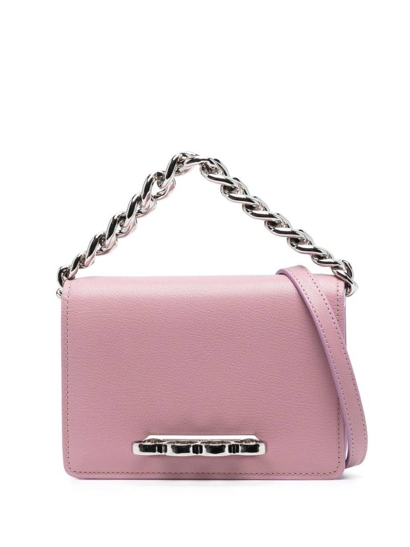 Alexander McQueen Four Ring cross body bag - Pink von Alexander McQueen