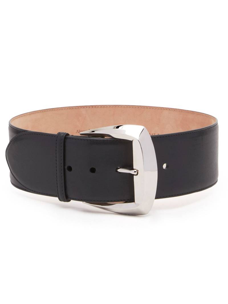 Alexander McQueen Geometric Buckle waist belt - Black von Alexander McQueen