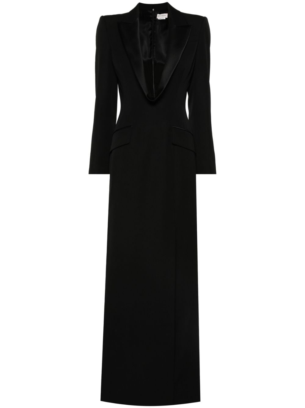 Alexander McQueen Long jacket dress - Black von Alexander McQueen