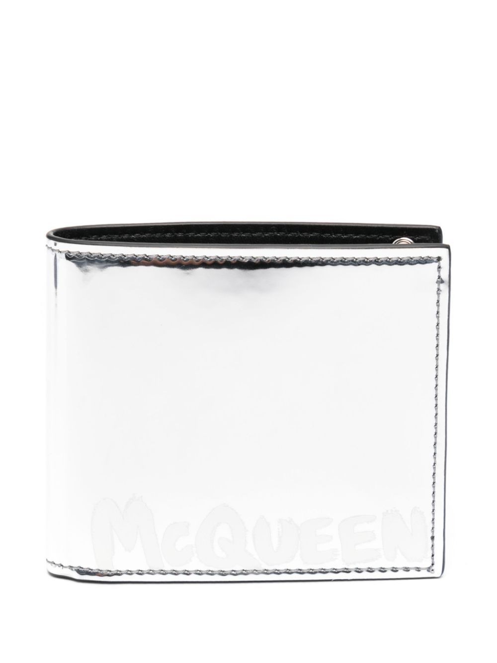 Alexander McQueen McQueen Graffiti wallet - Silver von Alexander McQueen