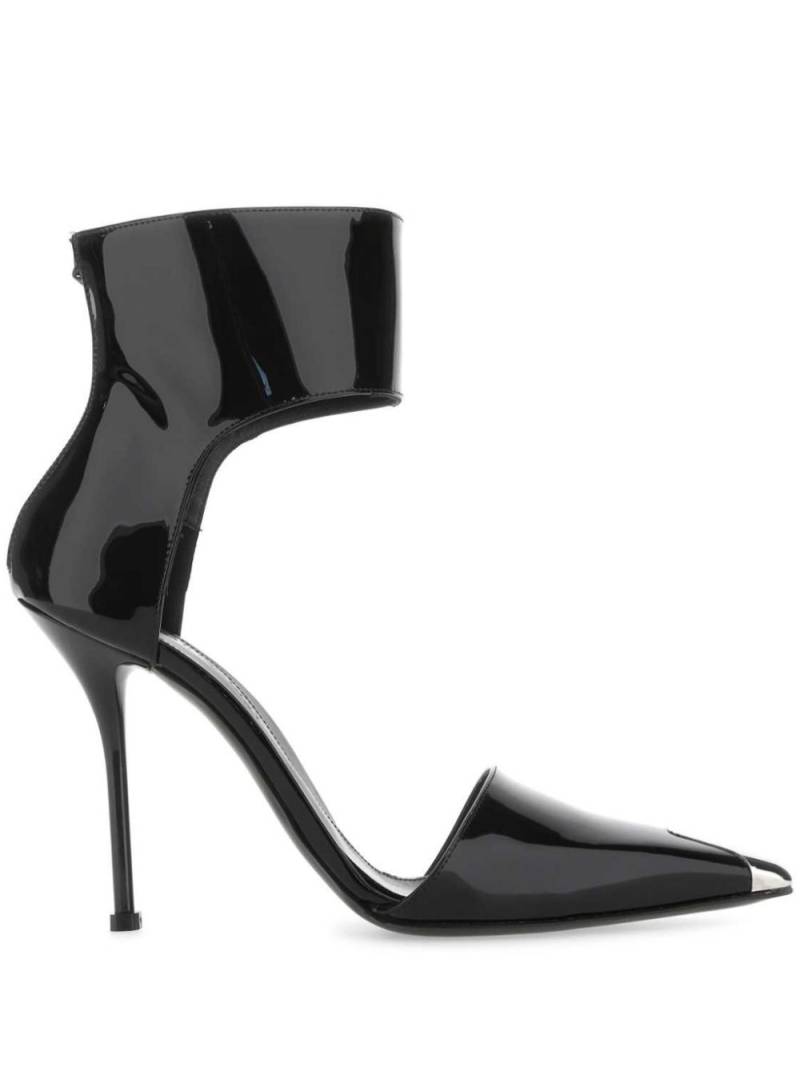 Alexander McQueen Punk 105mm pointed-toe pumps - Black von Alexander McQueen