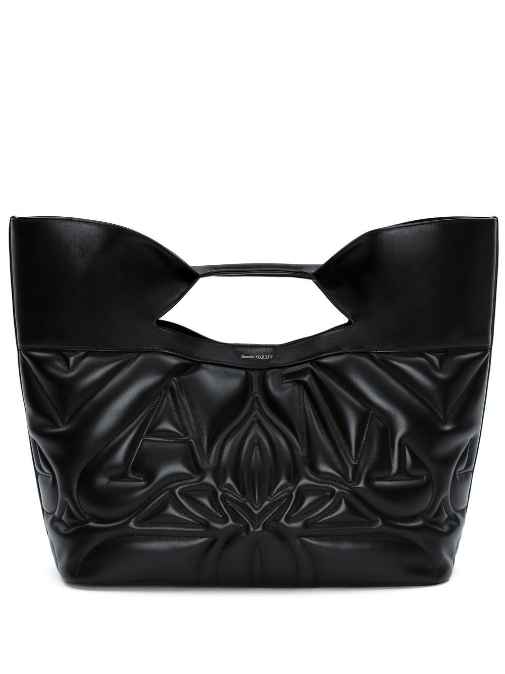 Alexander McQueen Seal logo-embroidered tote bag - Black von Alexander McQueen