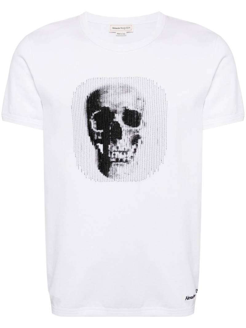 Alexander McQueen Skull print T-shirt - White von Alexander McQueen