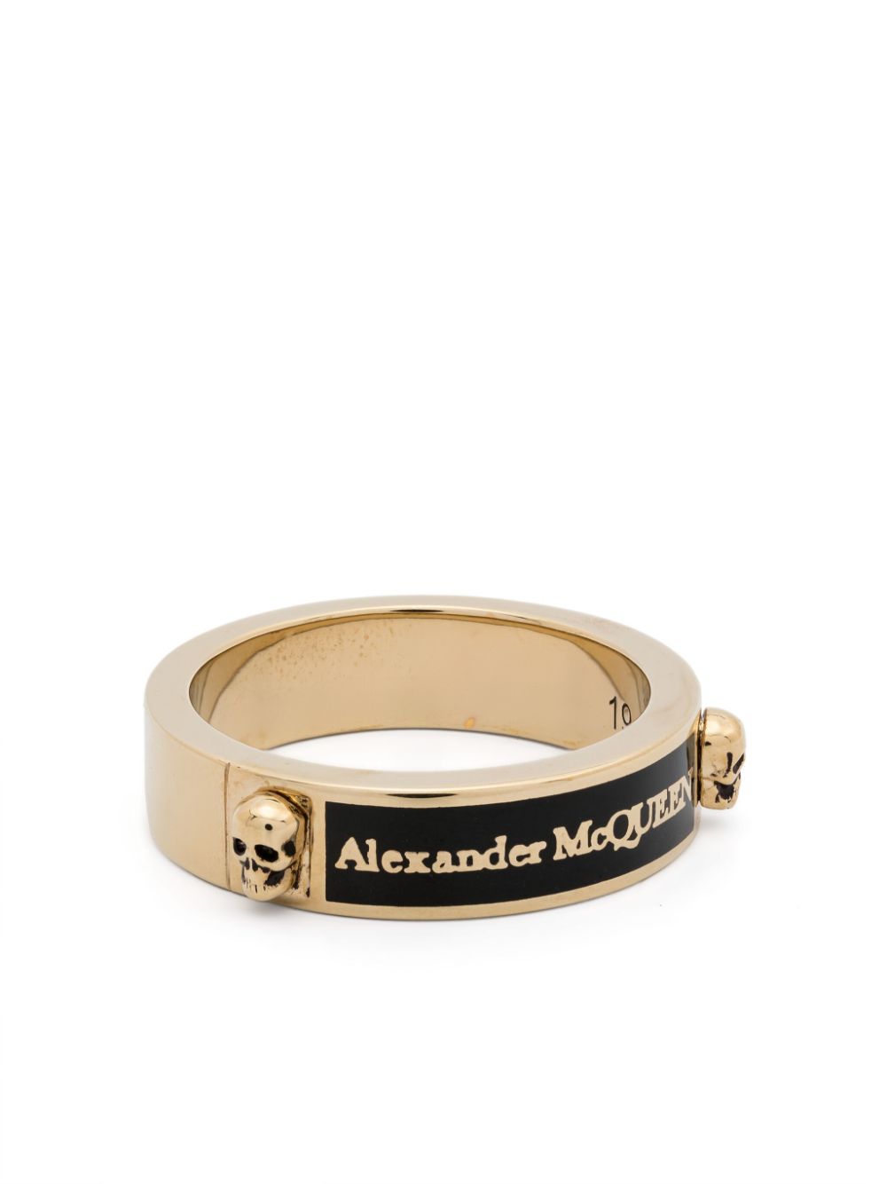 Alexander McQueen Skull ring - Gold von Alexander McQueen