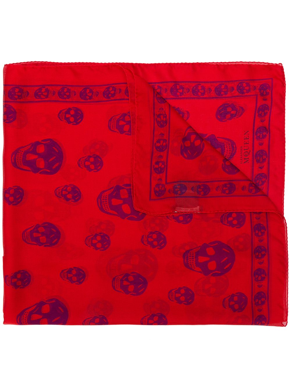 Alexander McQueen Skull scarf - Red von Alexander McQueen