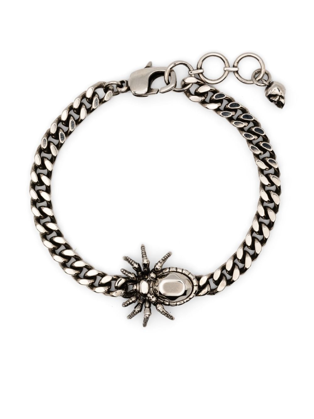 Alexander McQueen Spider-appliqué chain bracelet - Silver von Alexander McQueen