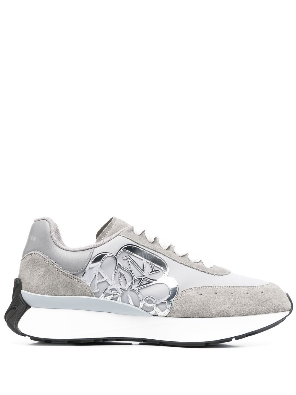 Alexander McQueen Sprint Runner lace-up sneakers - Grey von Alexander McQueen