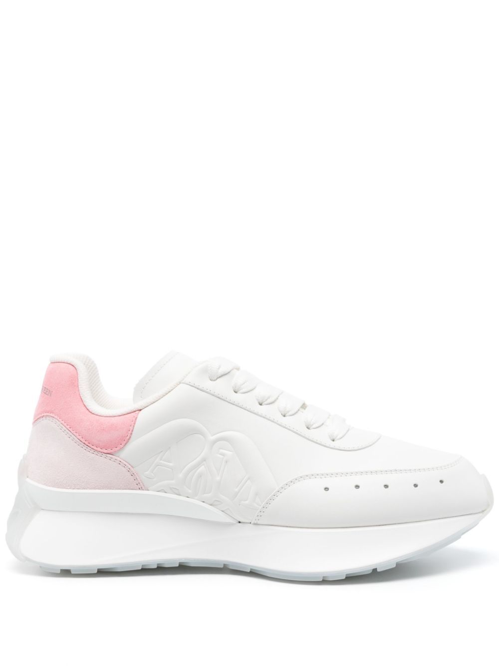 Alexander McQueen Sprint Runner lace-up sneakers - White von Alexander McQueen