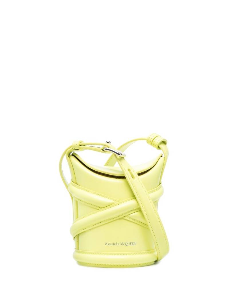 Alexander McQueen micro The Curve cross body bag - Green von Alexander McQueen