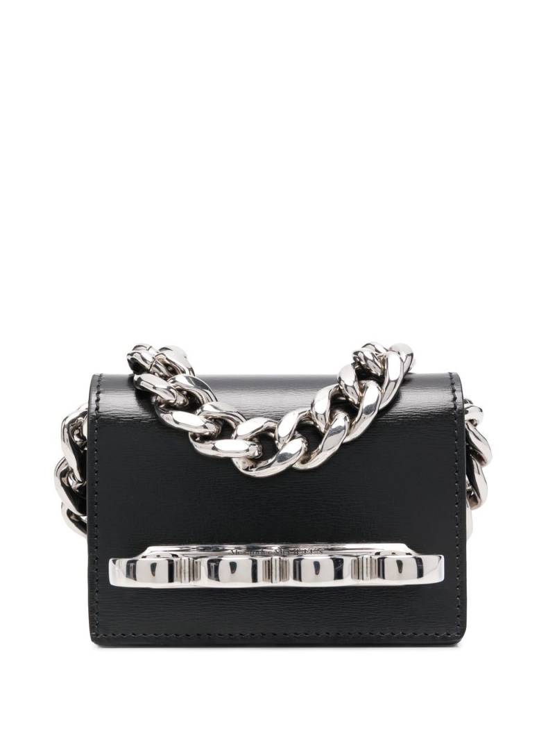 Alexander McQueen The Four Ring mini bag - Black von Alexander McQueen