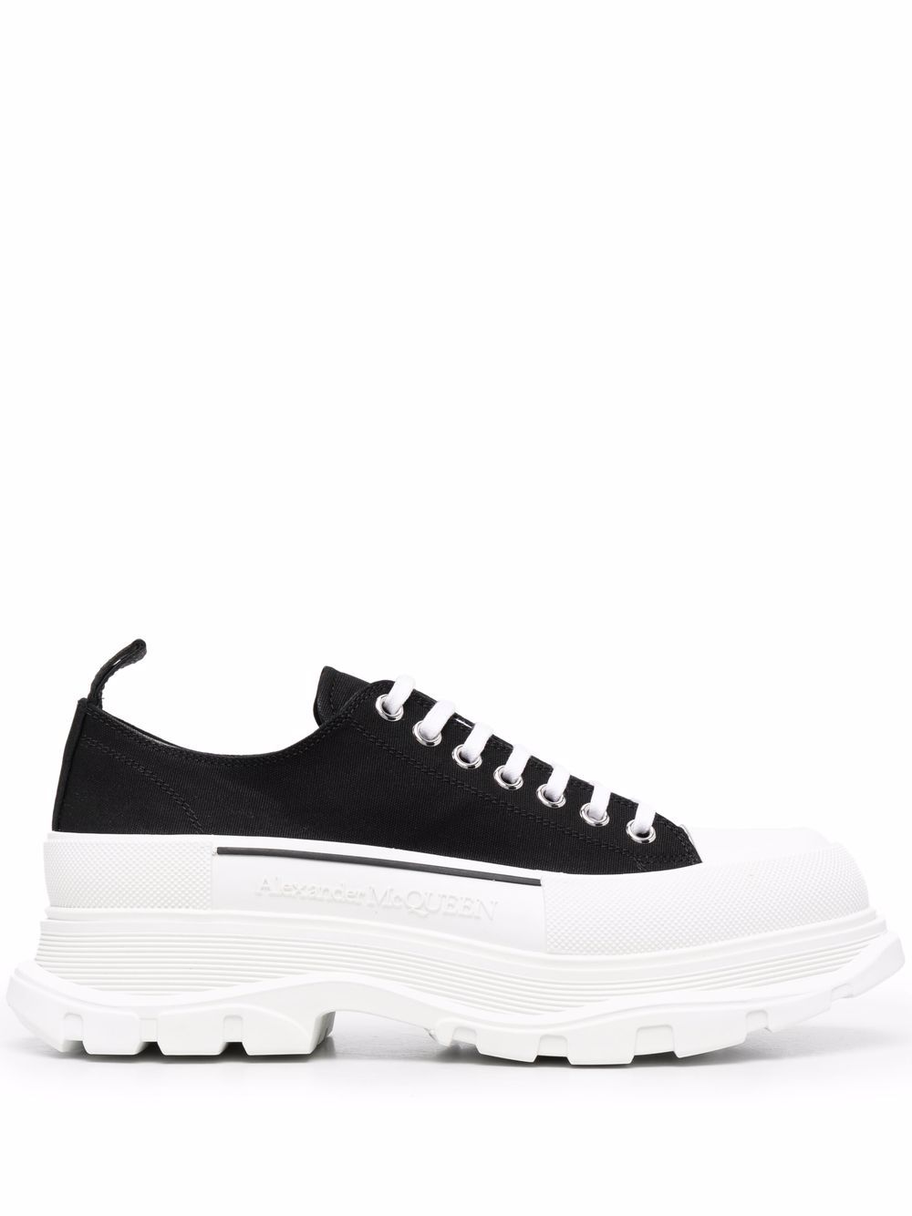 Alexander McQueen Tread Slick low top sneakers - Black von Alexander McQueen