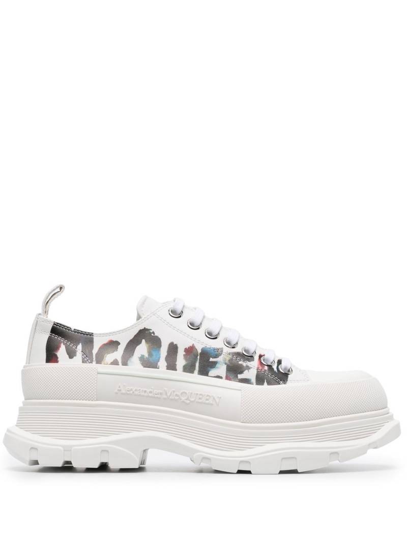 Alexander McQueen Tread Slick low-top sneakers - White von Alexander McQueen