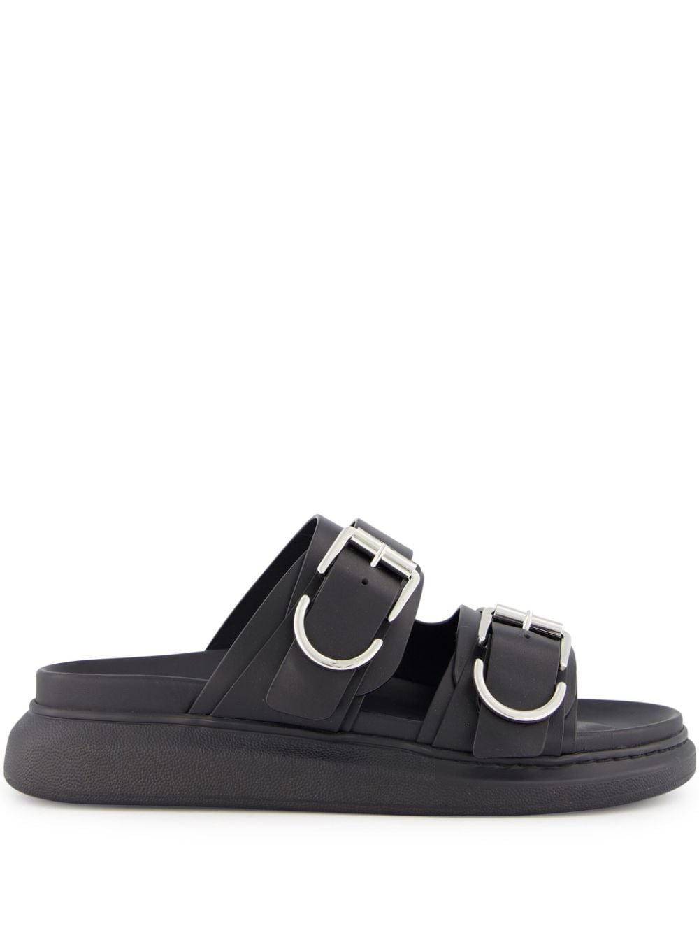 Alexander McQueen buckle-strap sandals - Black von Alexander McQueen