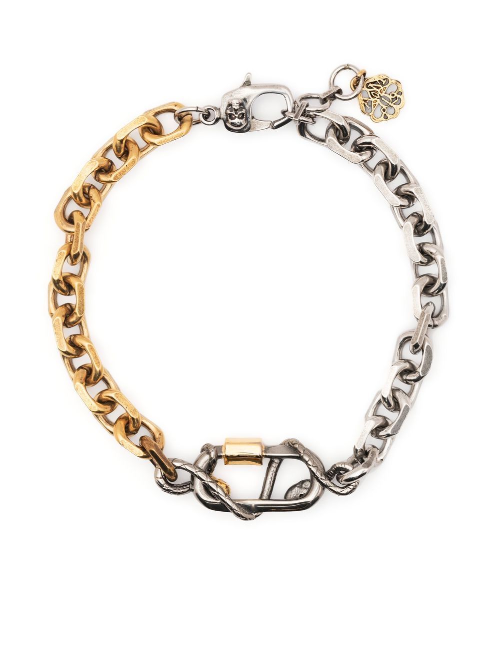 Alexander McQueen chunky chain-link bracelet - Silver von Alexander McQueen