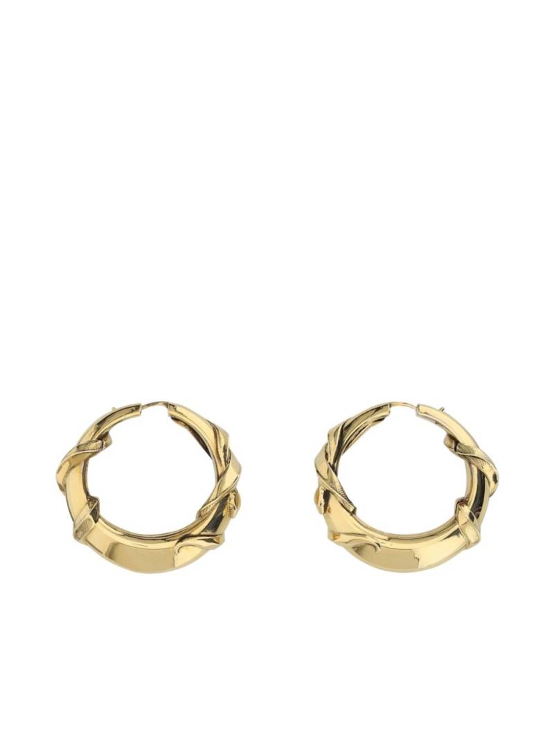 Alexander McQueen chunky hoop earrings - Gold von Alexander McQueen