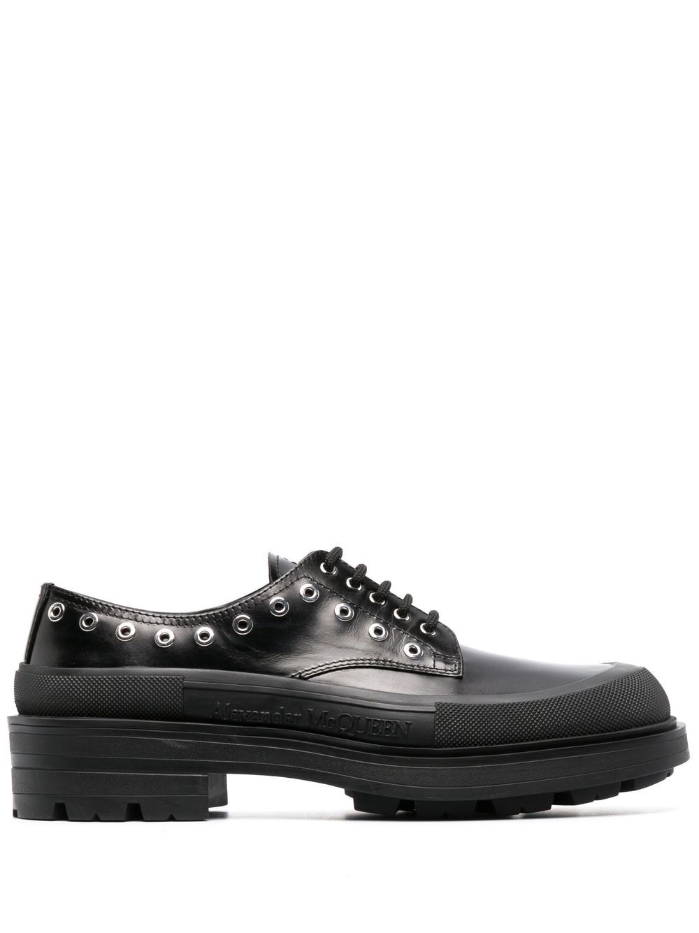 Alexander McQueen chunky-sole Derby shoes - Black von Alexander McQueen