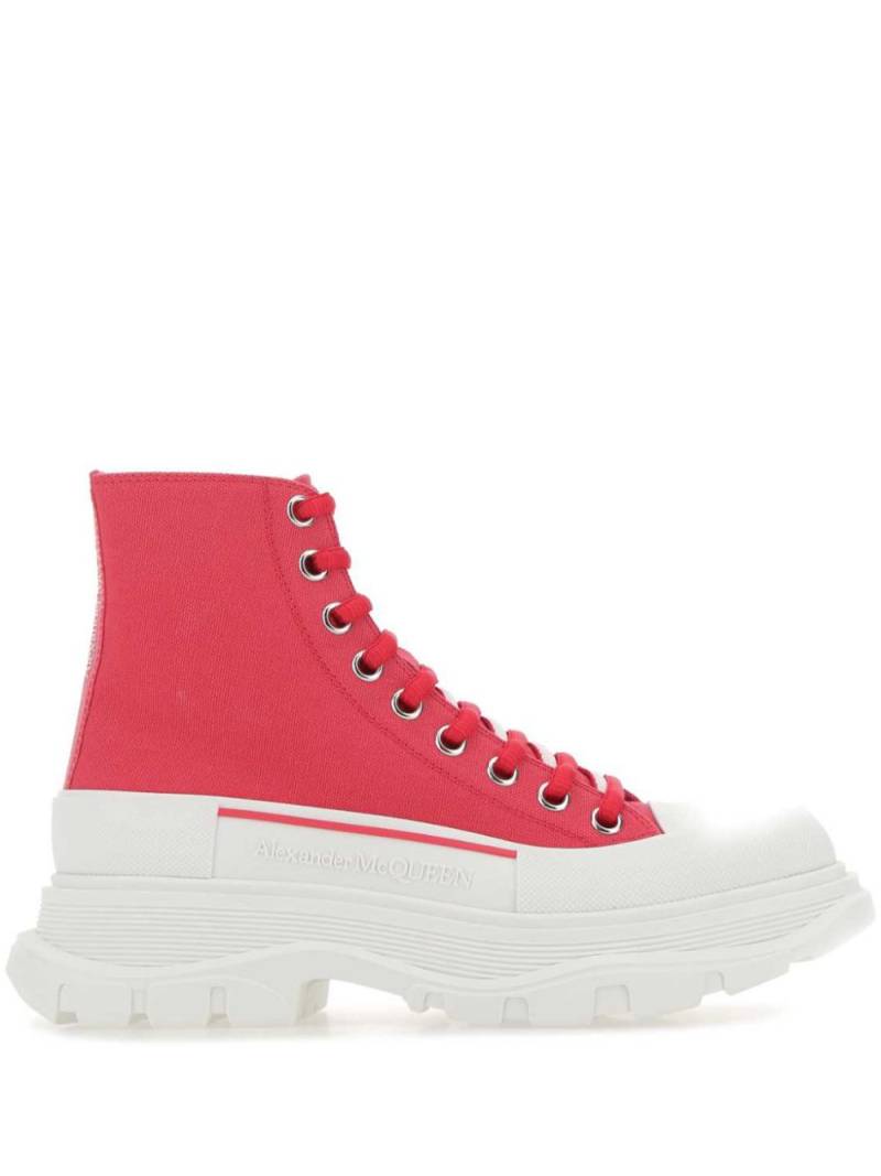 Alexander McQueen Tread Slick boots - Pink von Alexander McQueen