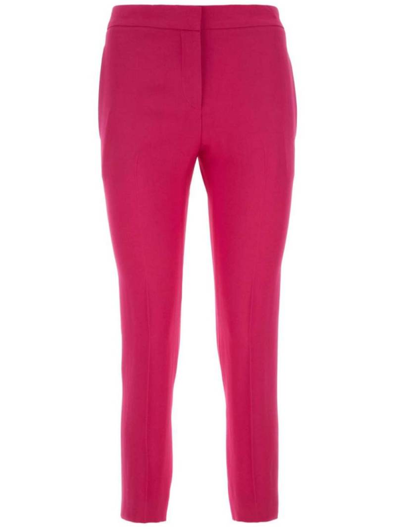 Alexander McQueen cropped straight-leg trousers - Pink von Alexander McQueen