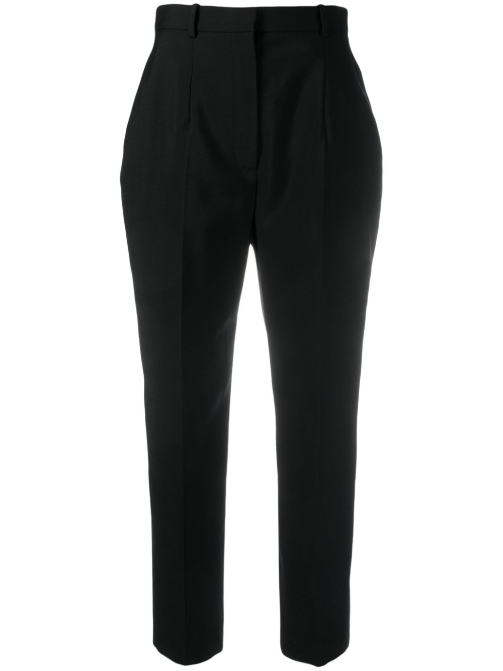 Alexander McQueen cropped wool trousers - Black von Alexander McQueen