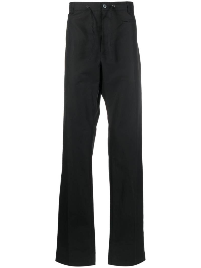 Alexander McQueen drawstring-waist straight-leg trousers - Black von Alexander McQueen