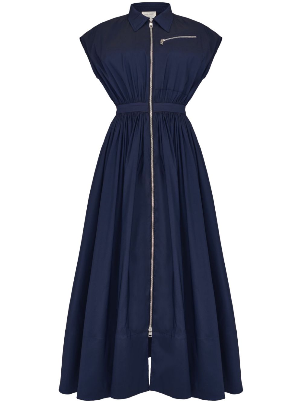 Alexander McQueen drop-shoulder shirt dress - Blue von Alexander McQueen