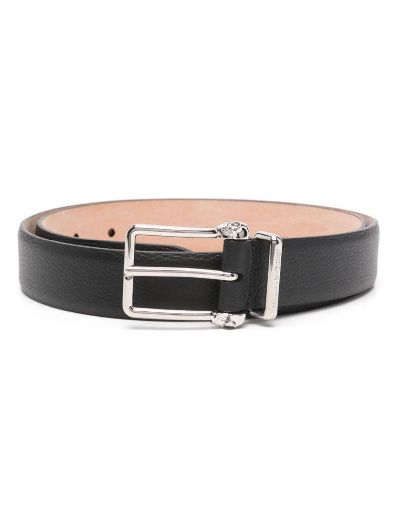 Alexander McQueen Twin Skull belt - Black von Alexander McQueen