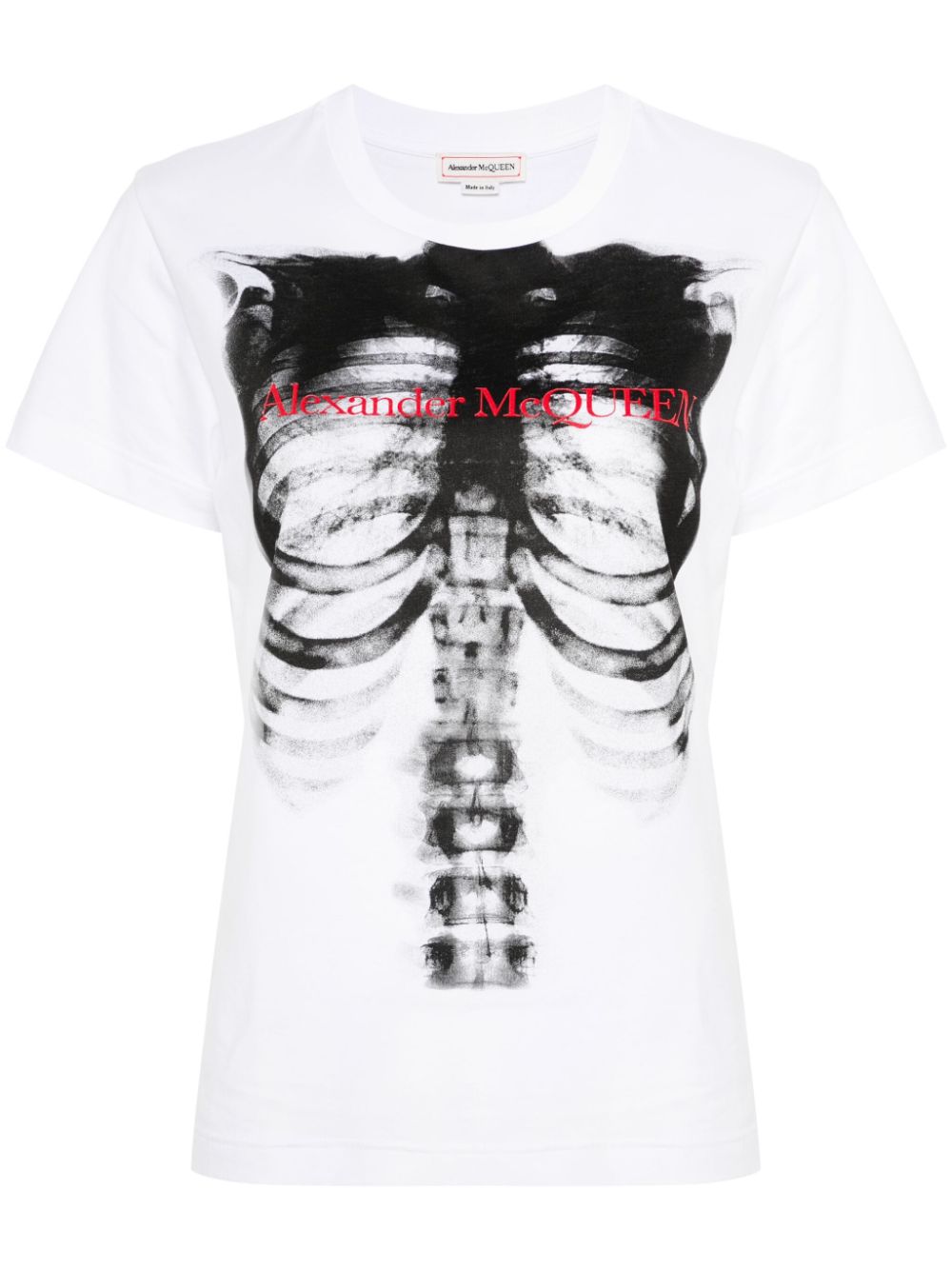 Alexander McQueen graphic-print T-shirt - White von Alexander McQueen