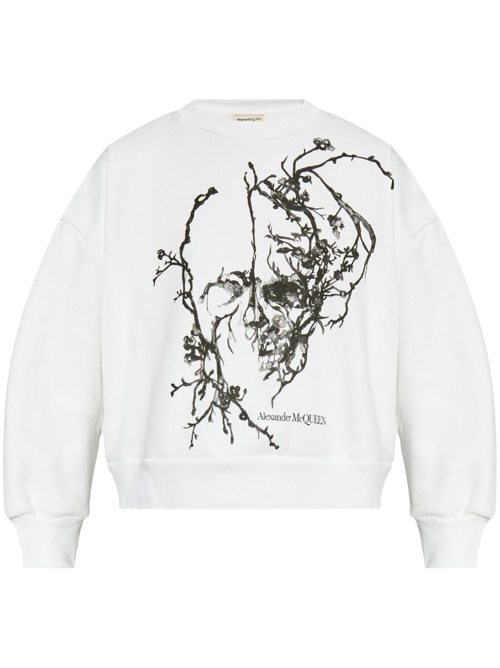 Alexander McQueen graphic-print sweatshirt - White von Alexander McQueen